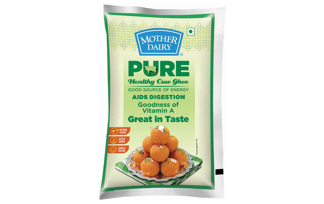 Mother Dairy Pure Healthy Cow Ghee    Pouch  1 litre